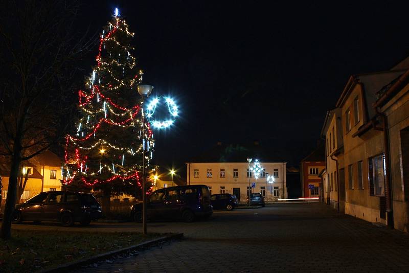 Vánoční strom ve Švihově.