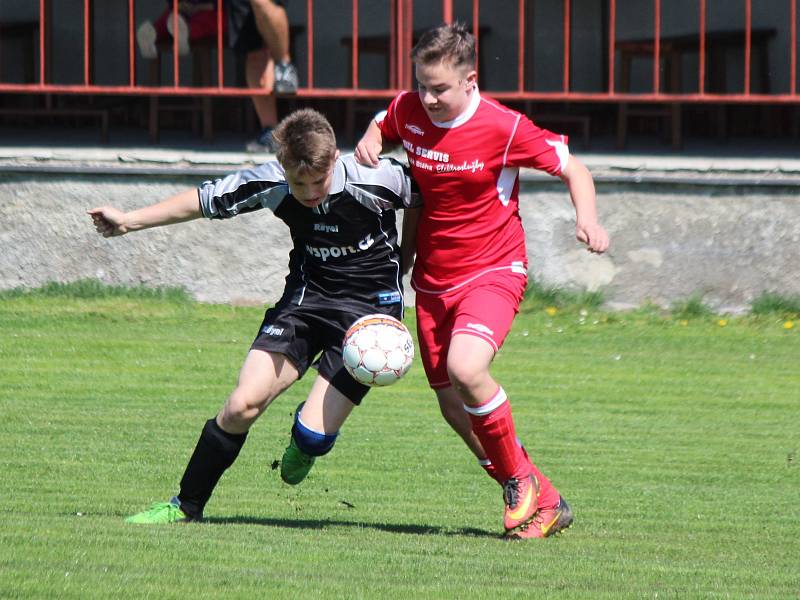 Okresní přebor žáků 2016/2017: Hradešice (černé dresy) - Mochtín 1:1