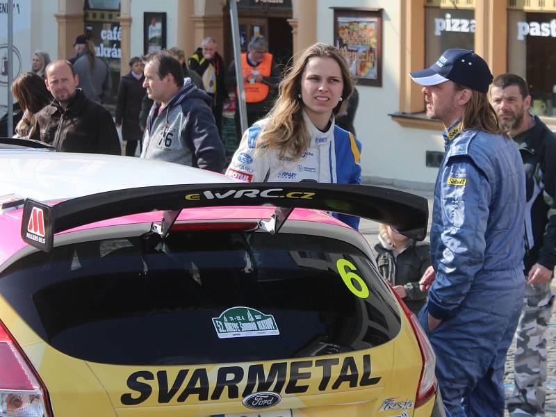 Start Rallye Šumava Klatovy 2017