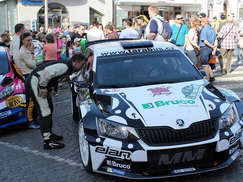 Start 53. Rallye Šumava Klatovy