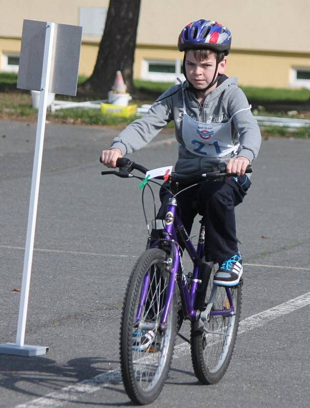 Okresní soutěž mladých cyklistů v Klatovech