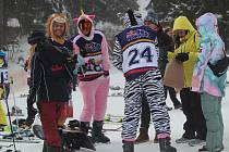 Lidé si na Šumavě užívali zimních sportů.