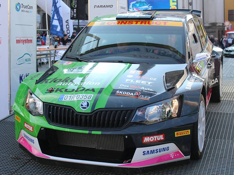 Start Rallye Šumava Klatovy 2017