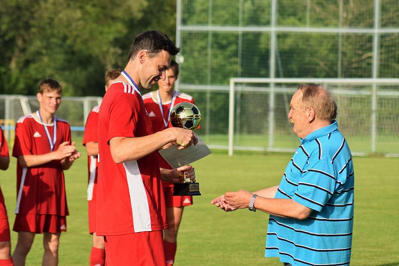 Fotbalisté SK Kovodružstvo Strážov v derniéře porazili Chudenice, vyhráli okresní přebor a radovali se z postupu do I. B třídy.