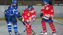 Starší žáci HC Klatovy podlehli v minulém utkání hokejové ligy doma  Vimperku 1:3