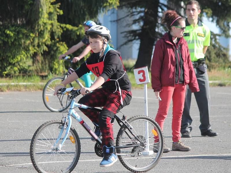 Okresní soutěž mladých cyklistů v Klatovech