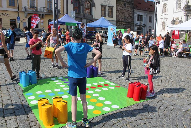 Roadshow Sportmánie v Klatovech.