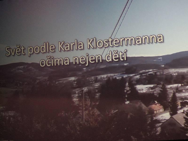 Večer Karla Klostermanna v kašperskohorském kině