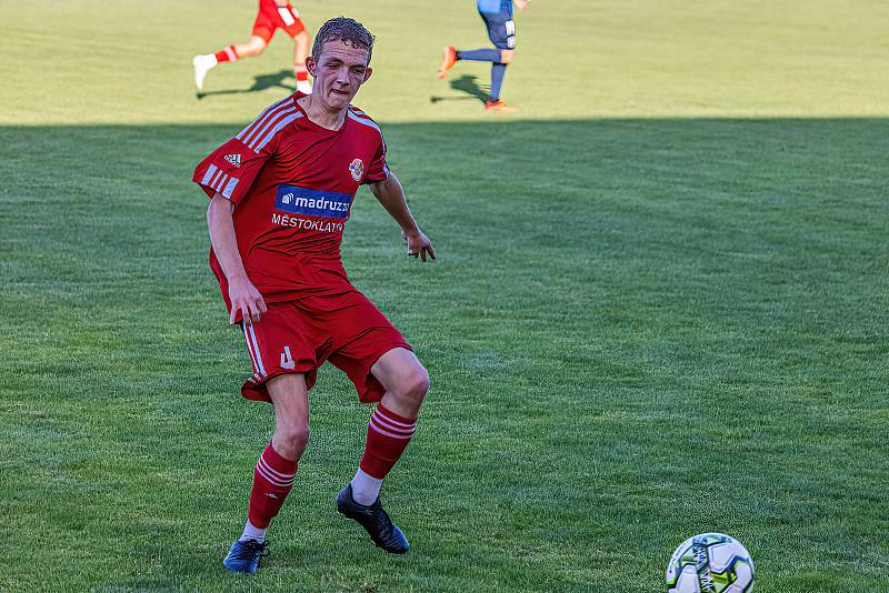 Letní příprava: SK Klatovy 1898 - TJ Jiskra Domažlice (modří) 0:5.