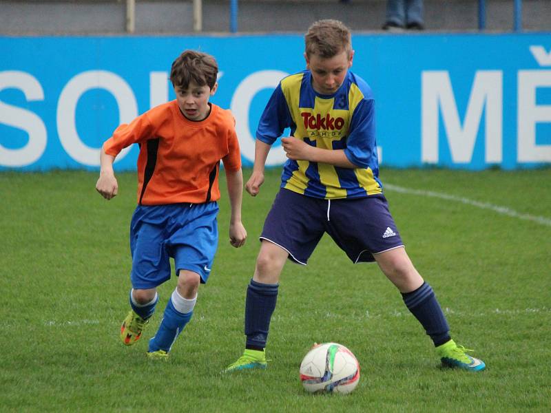 Okresní přebor mladších žáků 2016/2017 : Měčín (oranžové dresy) - Sušice B 1:13