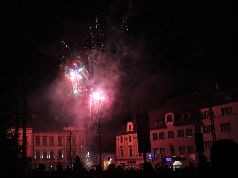 Přivítání nového roku v Klatovech.