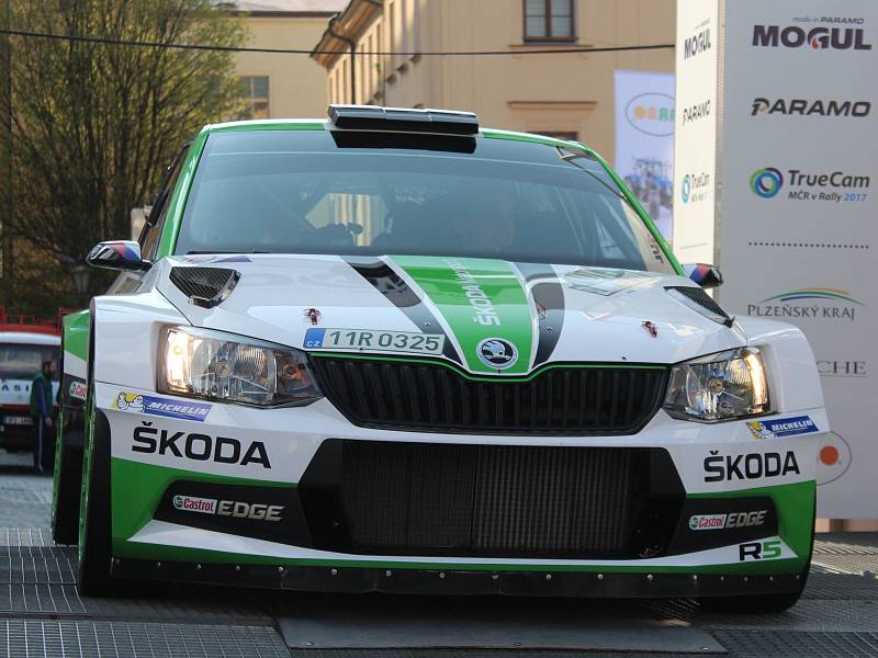 Start Rallye Šumava Klatovy 2017