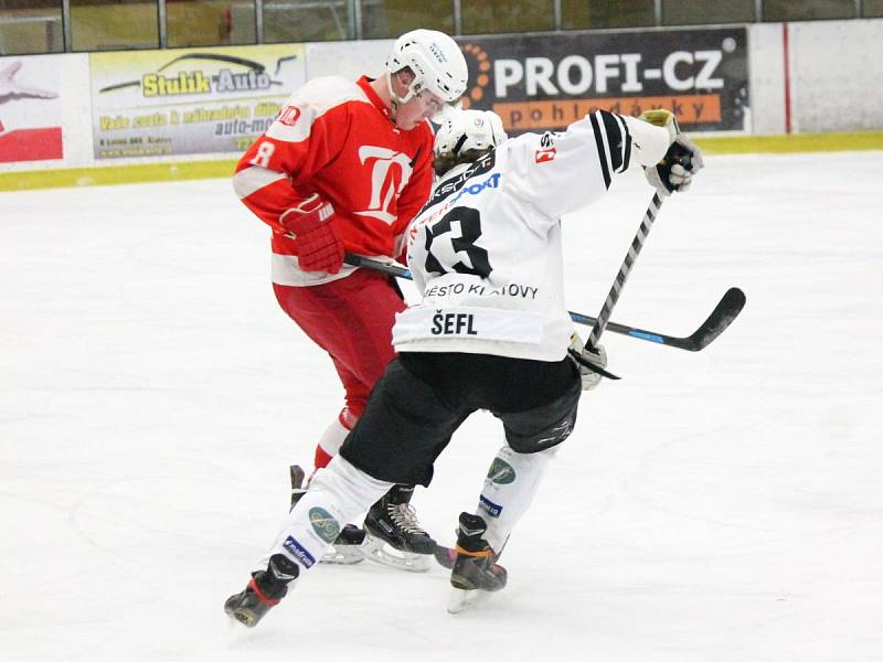 Krajská liga juniorů jižních Čech: HC Klatovy B (bílé dresy) - HC DDM České Budějovice 1:5