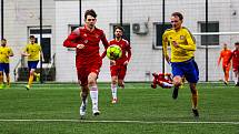 FORTUNA divize A (17. kolo): SK Petřín Plzeň - SENCO Doubravka (žlutí) 0:3.