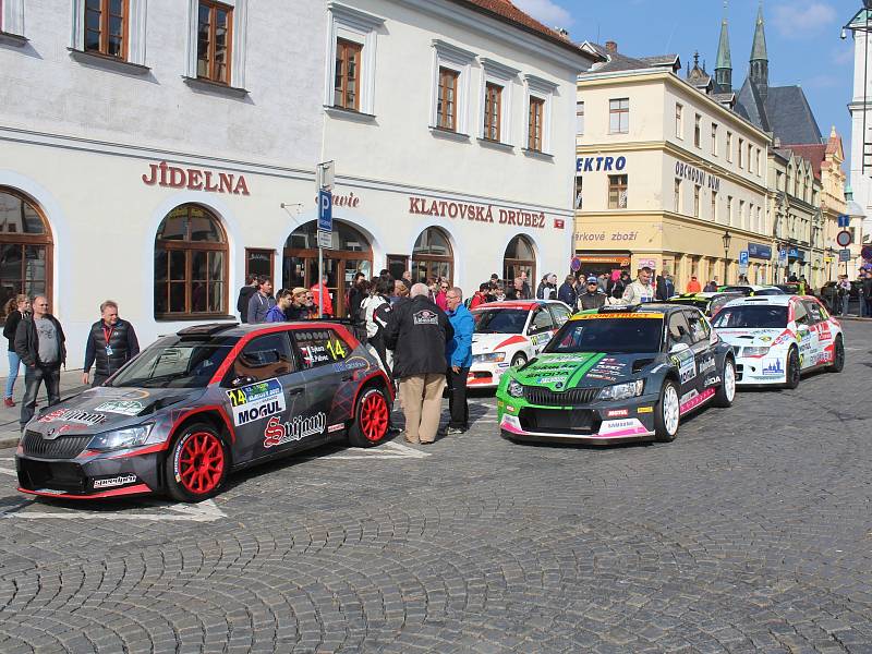 Start Rallye Šumava Klatovy 2017