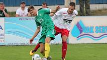 Divize 2016/2017: SK Klatovy 1898 (bílé dresy) - 1. FC Karlovy Vary 1:3