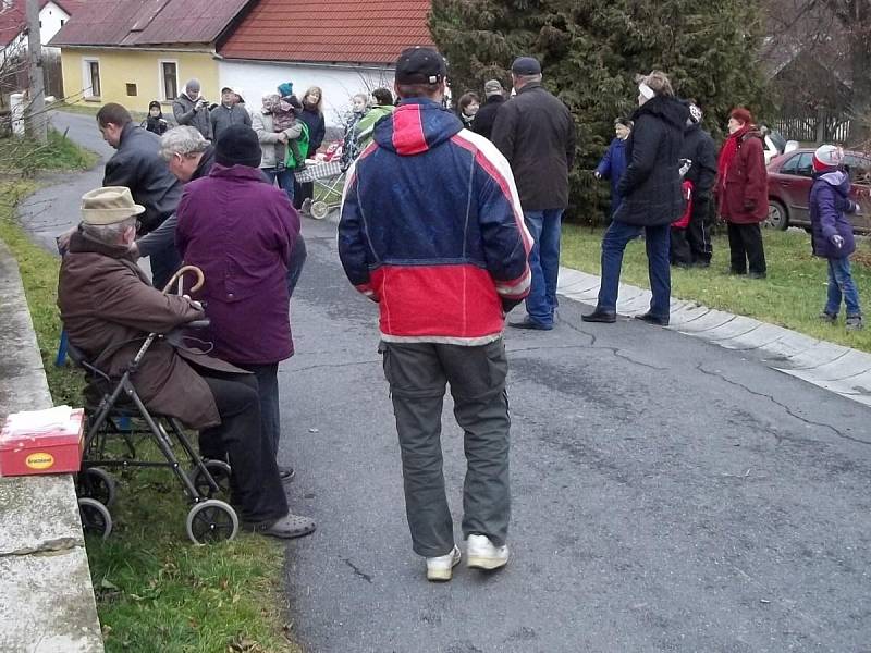 Rozsvícení stromečku ve Zborovech