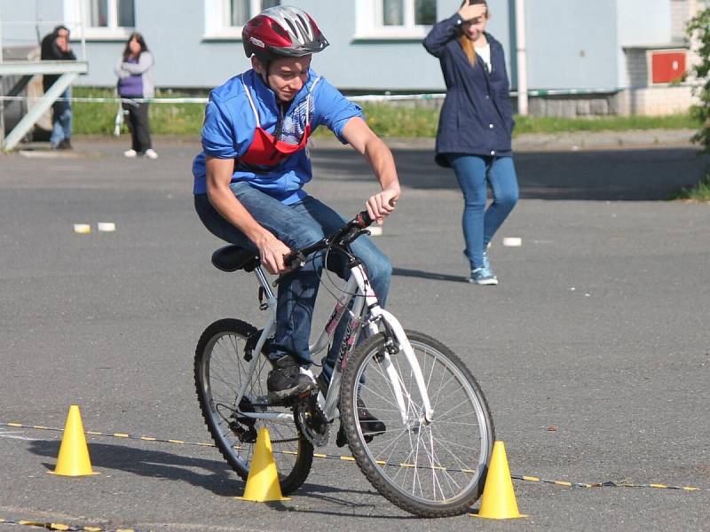 Okresní soutěž mladých cyklistů v Klatovech