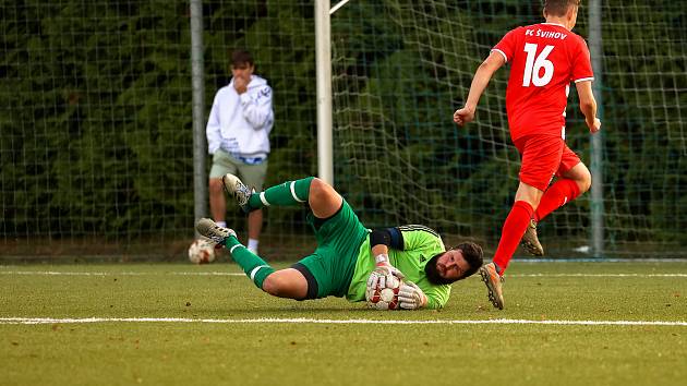 FC Švihov (červenobílé dresy), archivní snímek.