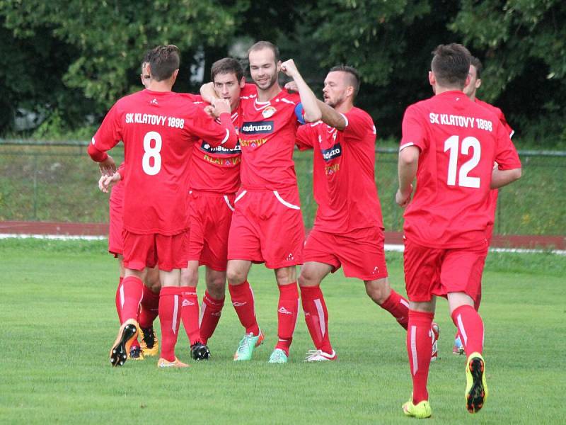 Předkolo MOL Cupu 2016/2017: Sušice (bílé dresy) - Klatovy 0:5