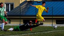 15. kolo III. třídy: FK Budětice 2012 (žlutí) - SK Velhartice 2:0.