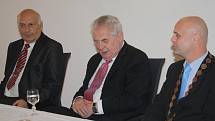 Prezident Miloš Zeman v Sušici