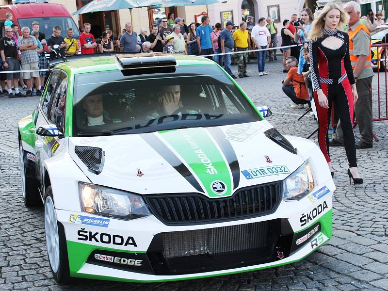 Start 53. Rallye Šumava Klatovy