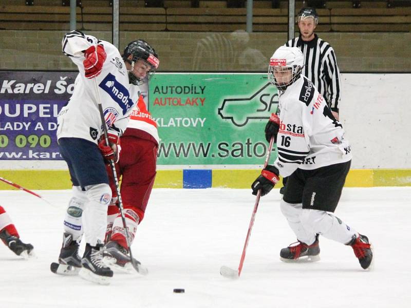 Krajská liga juniorů jižních Čech: HC Klatovy B (bílé dresy) - HC DDM České Budějovice 1:5