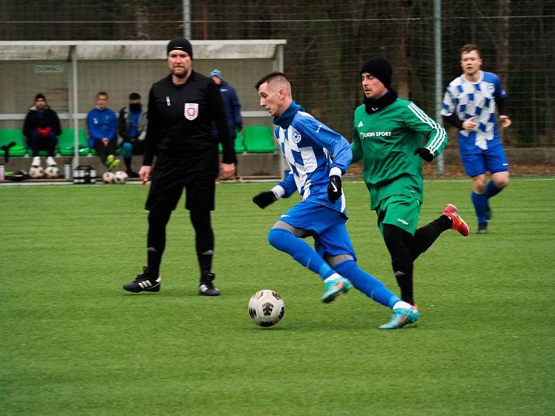 Fotbalista FK Okula Nýrsko Martin Bastl.