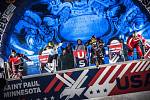 Václav Kosnar z Klatov při závodě série Red Bull Crashed Ice 2017 v americkém Saint Paul