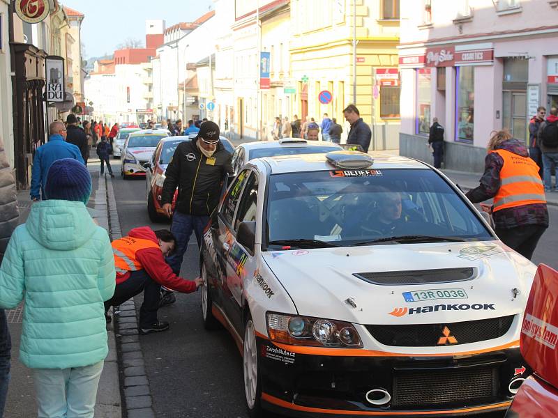 Start Rallye Šumava Klatovy 2017