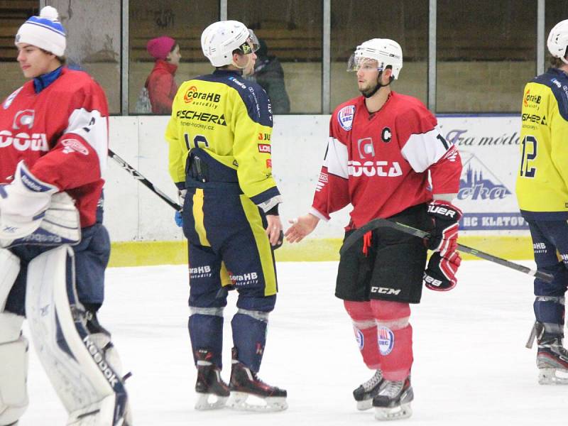 2. liga 2016/2017: SHC Klatovy (červené dresy) - HC BAK Trutnov 5:3