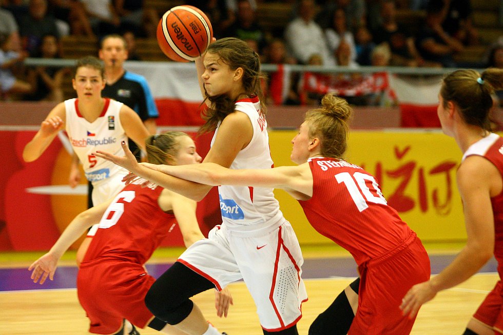 Klatovský deník | Basketbal ženy ME U20 ČR - Polsko | fotogalerie