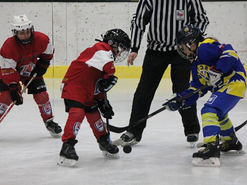 Minihokej 3. třídy: HC Klatovy (červené dresy) - HC Meteor Třemošná 14:24