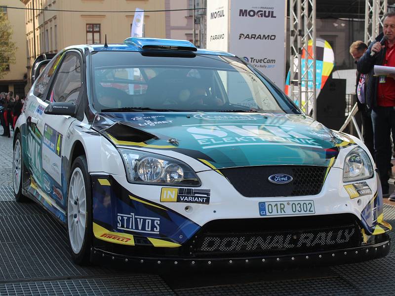 Start Rallye Šumava Klatovy 2017
