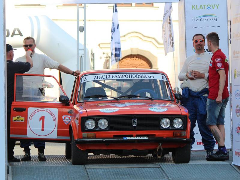 Cíl Historic Vltava Rallye 2018