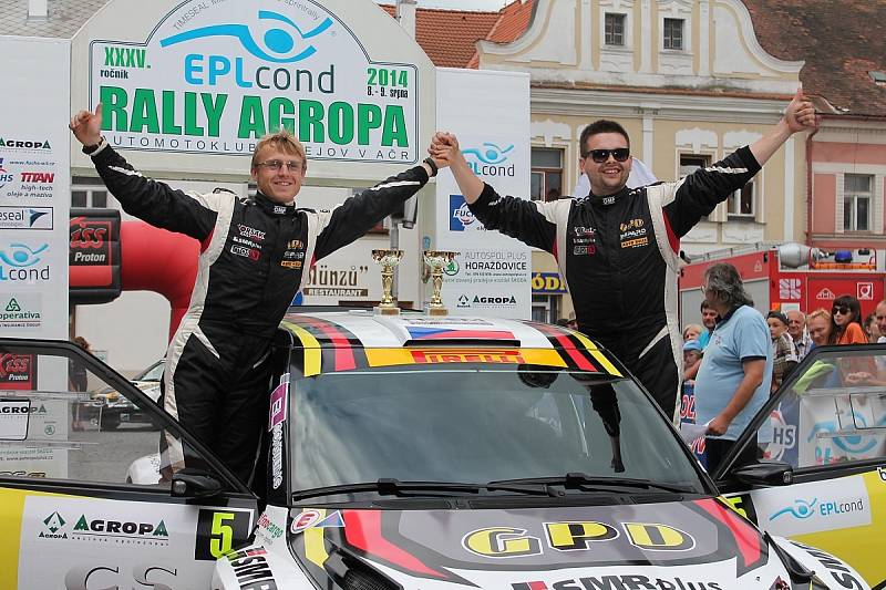 Cíl Rally Agropa