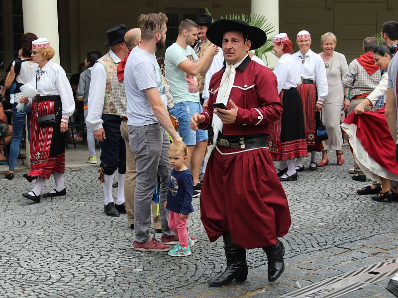 Folklorní festival v Klatovech 2018.