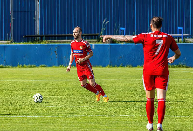 26. kolo divize A: SK Klatovy 1898 (červení) - Soběslav 0:2.