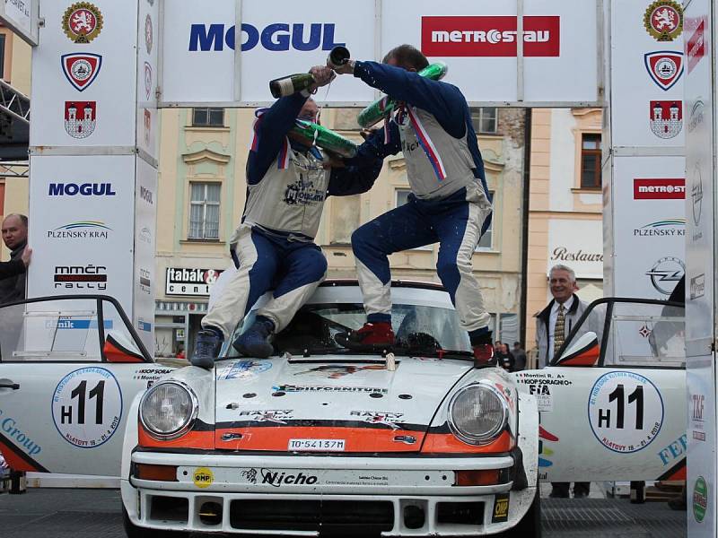 Cílová rampa 21. Historic Vltava Rallye.