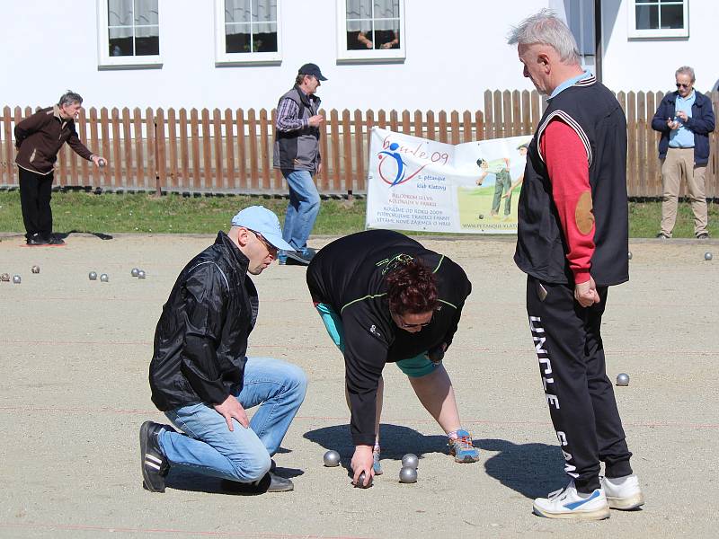 Jarní turnaj v pétanque v Klatovech 2018