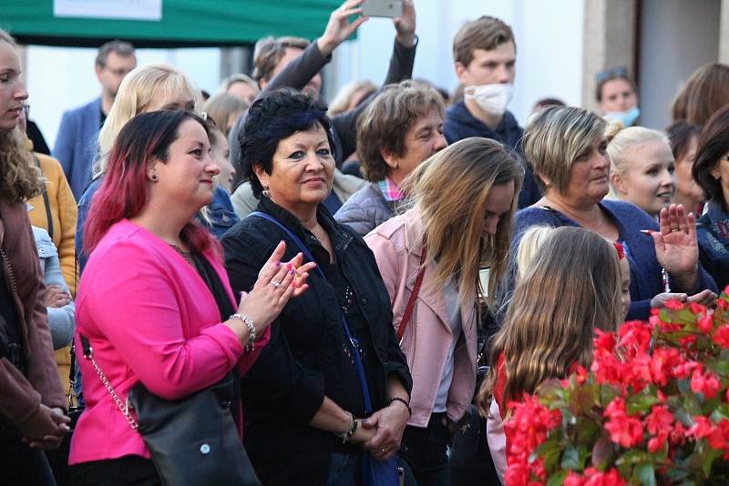 Koncert Marka Ztraceného v Klatovech.