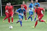 Fotbal, 1. A třída: Pačejov (červené dresy) - Horažďovice