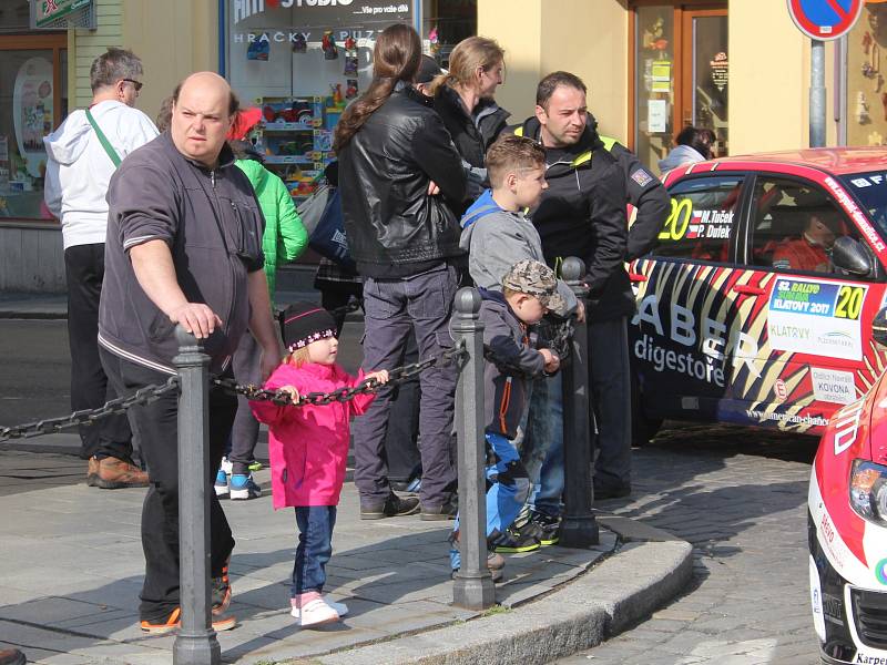 Start Rallye Šumava Klatovy 2017