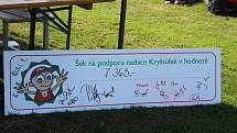 V Bolešinech uspořádali v sobotu dětský den na podporu nadace Kryštůfek.
