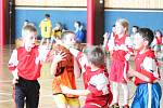 Basketbalový turnaj pro 1. a 2. třídy v Klatovech.