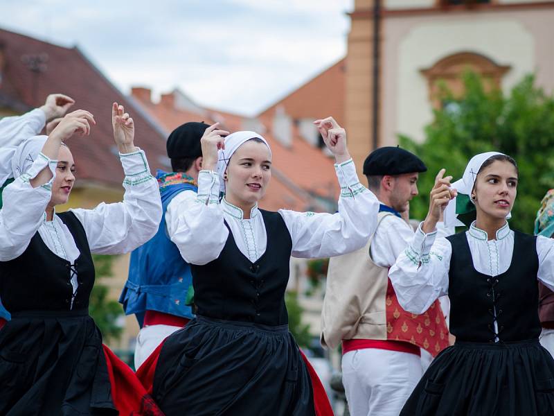 Folklorní vystoupení v Sušici.