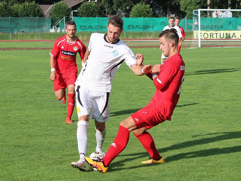 Předkolo MOL Cupu 2016/2017: Sušice (bílé dresy) - Klatovy 0:5