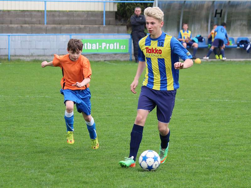 Okresní přebor mladších žáků 2016/2017 : Měčín (oranžové dresy) - Sušice B 1:13