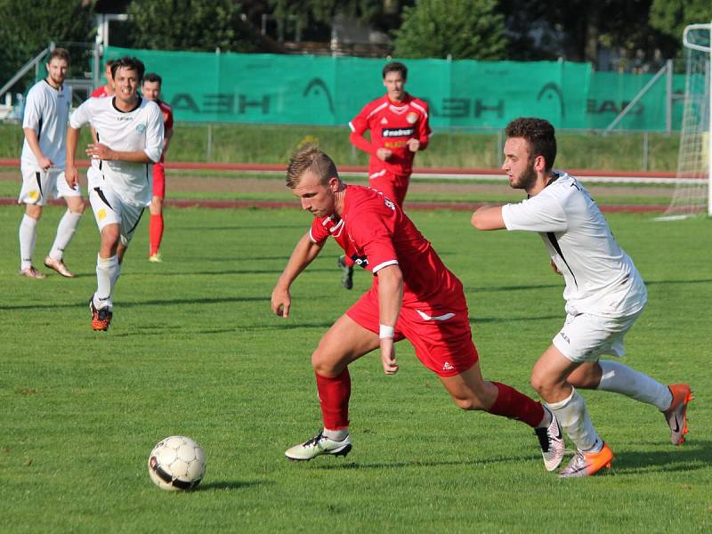 Předkolo MOL Cupu 2016/2017: Sušice (bílé dresy) - Klatovy 0:5